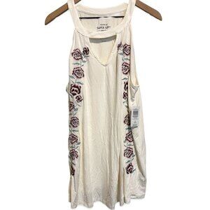 NWT Torrid Embroidered Floral Tank Top